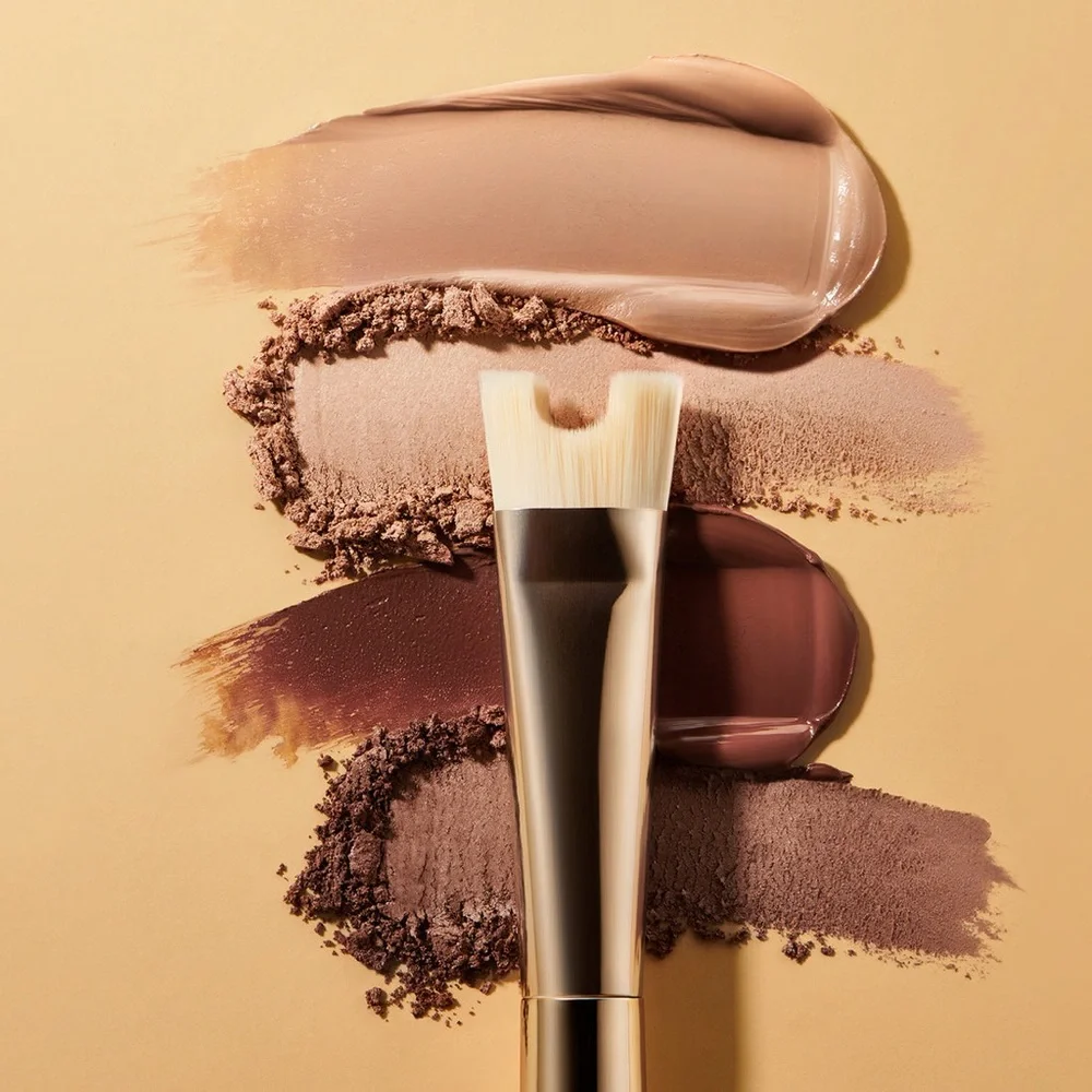 Iconic London Precision Duo Contour Double-Ended Makeup Brush